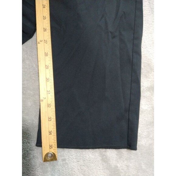 Nike Golf Pants Mens 33x35 Black Dri Fit Flat Front Straight Leg Performance - Picture 5 of 10